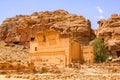 Qasa Al-Bint Temple, or Palace of the PharaohÃ¢â¬â¢s Daughter. Petra, Jordan Royalty Free Stock Photo